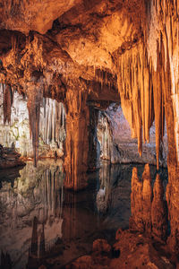 Low angle view of cave