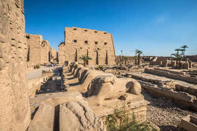 Old ruins against sky