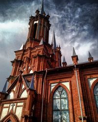 Low angle view of cathedral against sky