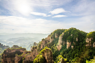 Scenery of zhangjiajie scenic area in hunan province, china