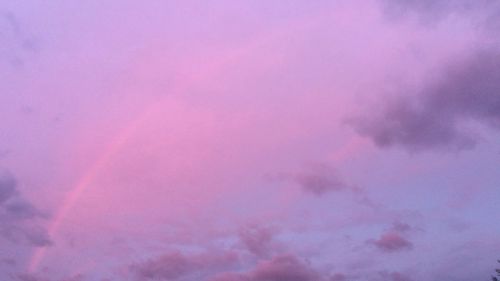 Low angle view of cloudy sky