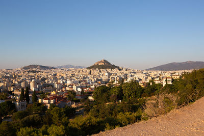 Panoramic view of townscape against sky