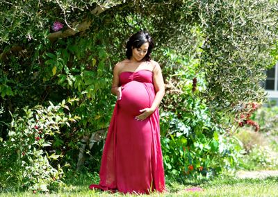 Portrait of man standing in park