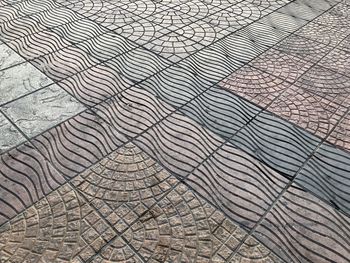 Full frame shot of cracked floor