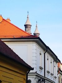 Low angle view of building against sky