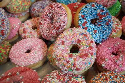 Full frame shot of candies for sale