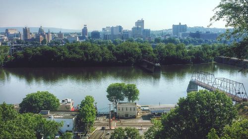 River with buildings in background