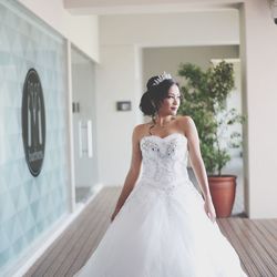 Portrait of young woman