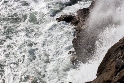 Close-up of sea waves