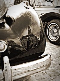 Close-up of old typewriter