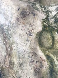 Full frame shot of rocks in sea