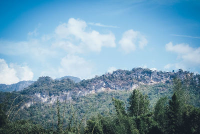 Panoramic view of landscape against sky