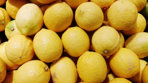 Full frame shot of fruits for sale in market