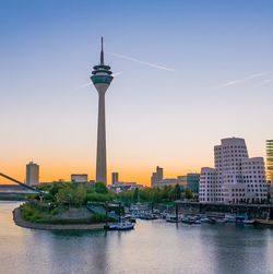 View of buildings at waterfront