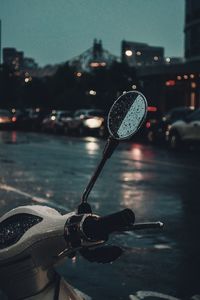 High angle view of illuminated light bulb