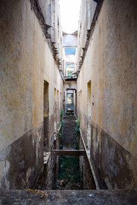 Narrow alley amidst buildings