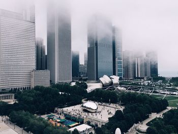 Skyscrapers in city