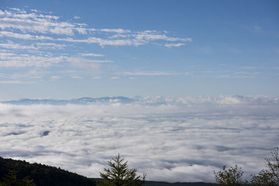 Low angle view of clouds in sky