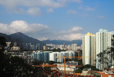 Cityscape against sky