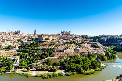 Toledo cityscape on summer day. panoramic view