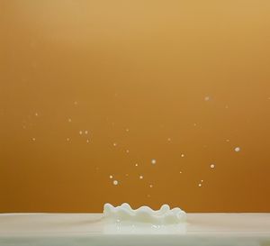 Milk drop splash