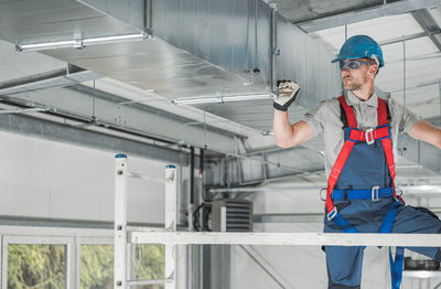 Man working in factory