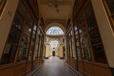 Corridor of historic building