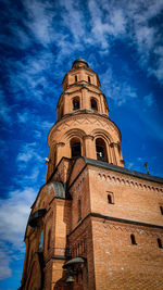 Low angle view of building against sky