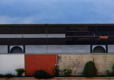 Low angle view of building against sky