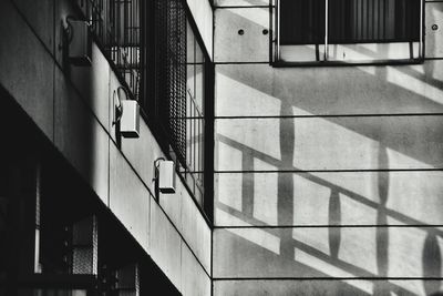 Low angle view of staircase in building