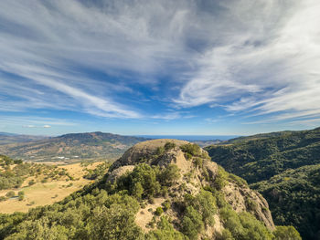 Pietra tonda, one of the largest rock formations in the aspromonte national park.