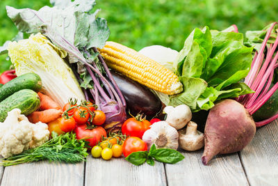 Close-up of fresh vegetables