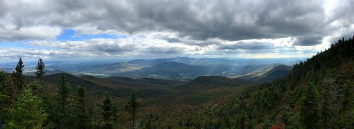 Panoramic view of landscape against sky