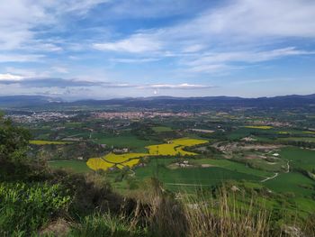 Scenic view of landscape against sky