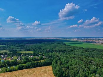 Scenic view of landscape against sky