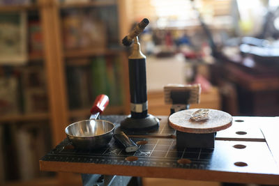 Close-up of drink on table