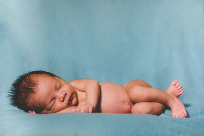 Close-up of baby boy