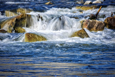 View of waterfall