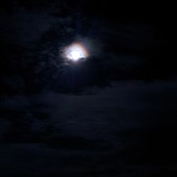 Low angle view of cloudy sky