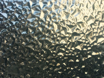 Full frame shot of patterned glass