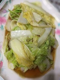 Close-up of food in plate