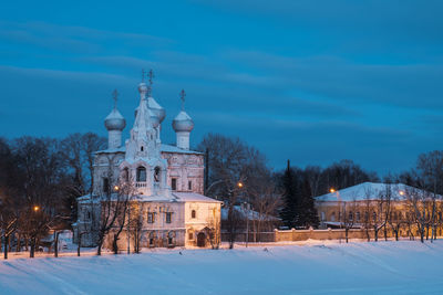 Church in winter