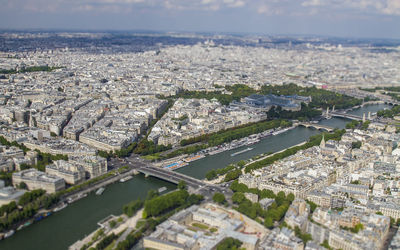 Aerial view of city