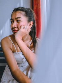 Portrait of a young woman