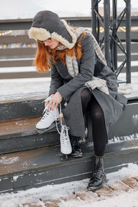 Young woman using mobile phone