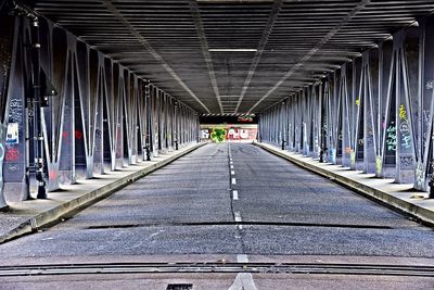 View of bridge in row