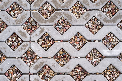 Full frame shot of patterned glass