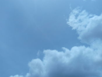 Low angle view of clouds in sky