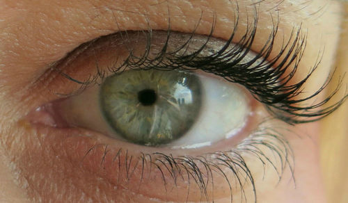 Extreme close up of human eye