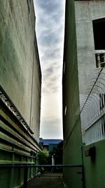 Low angle view of building against sky